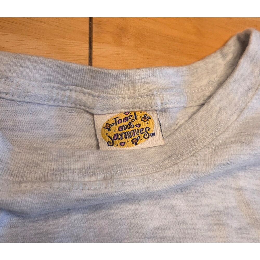 Y2K Vintage PJ Women Shirt Sleepless In Seattle Toast and Jammies Soft Comfy - Picture 2 of 3
